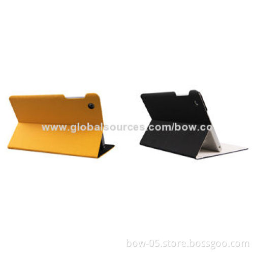 PU Leather Tablet PC Folio Cases for iPad Mini/Retina iPad Mini, with Magnets